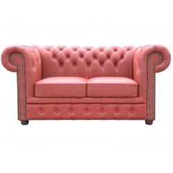 Sofa skórzana Chesterfield 2-osobowa