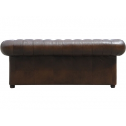 Sofa skórzana Chesterfield 3-osobowa