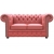 Sofa skórzana Chesterfield 2-osobowa